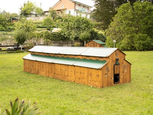 POLLY FARM PLUS Modular Chicken Coop for 75 / 100 Chickens HPL Anti Red Mite - Picture 13 of 14