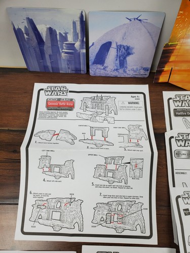 Lot d'instructions vintage Star Wars AOTC véhicules créatures jouet catalogue livrets - Photo 2/7