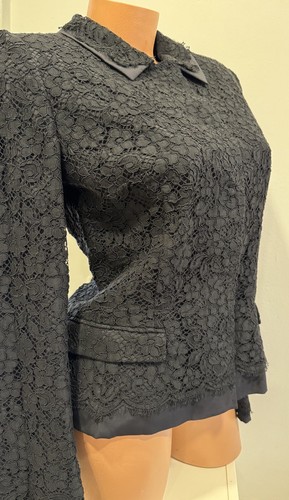 Original Dolce & Gabbana Langarm taillierte Spitze Jacke Gr.44 S - Bild 4 von 14