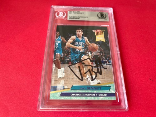 Tony Bennett 1992-93 Ultra NBA Rookie Card Signed Auto BAS Slabbed - Bild 1 von 2