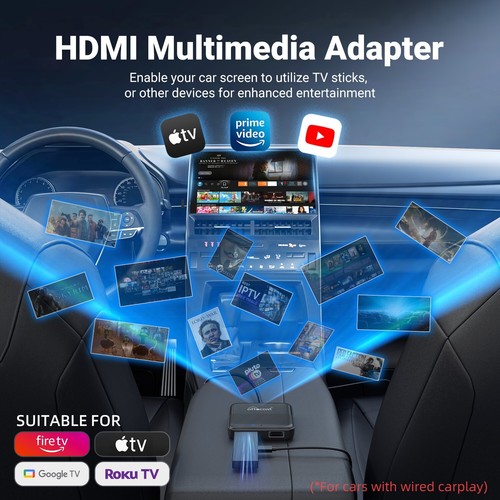 3-in-1 OTTOCAST 2K HDMI Car TV Mate Max Wireless Carplay & Android Auto Adapter - Bild 5 von 16