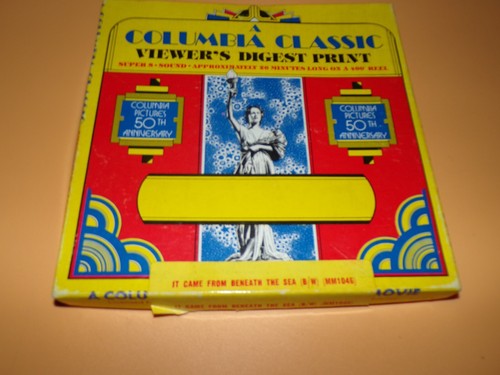 1955 It Came From Beneath the Sea Super 8 Film Reel in Box Columbia Classic 50th