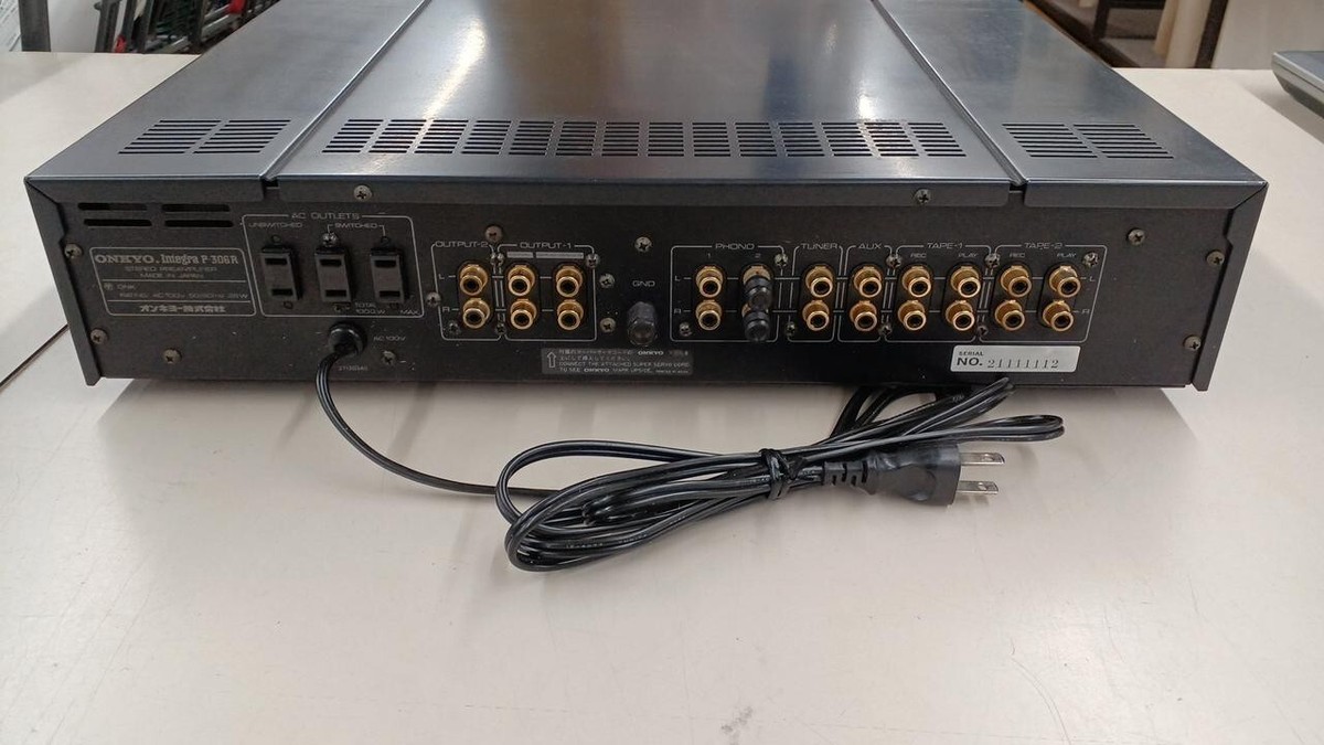 ジャンク扱いオンキョー Integra P-306RS プリアンプ ONKYO