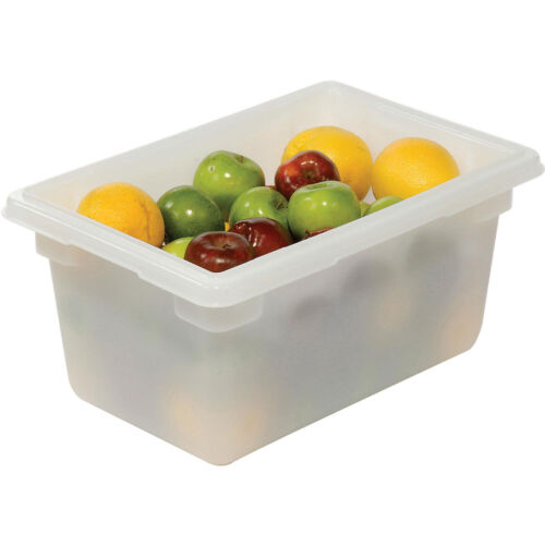 Rubbermaid White Plastic Box 5 Gallon 18 x 12 x 9 Lot of 6