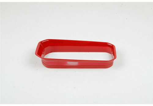 Portavasos de agua delantero ABS rojo panel decoración cubierta moldura para Jeep Compass 2021-2022 - Imagen 5 de 7