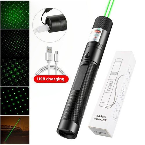 50M starker Strahl grüner Laserpointer 533 nm Laser Taschenlampe wiedera - Bild 6 von 12