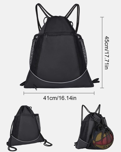Basketball Rucksack Tasche Sportbeutel Backpack Sack Turnbeutel Beutel Tasche - Bild 3 von 24