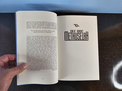 Ole Doc Methuselah by L. Ron Hubbard Vintage Sci-Fi Hardcover 1992 1st Edition - Picture 21 of 24