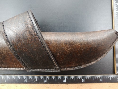 ESEE 3 / RC 3 DIBUJO CRUZADO CUCHILLO FUNDA MARRÓN CUERO ESTUCHE HECHO A MANO - Imagen 10 de 10
