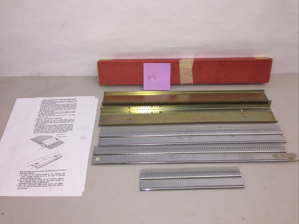 Knitting Machine Suzuki Garter Stitch Attachment in Box