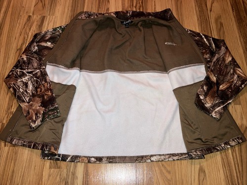 Habit Men's Capetree Valley Jacket Sweater Fleece Full Zip REALTREE CAMO SIZE XL - Picture 6 of 6