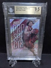 Trae Young 2018-19 Panini National Convention Prospects RC #/199 BGS 9.5