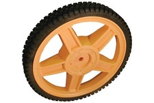 Semi-Pneumatic Mower Wheel 12x1.5 Offset Hub: 1/2” x 1-3/4” Marigold FreeShp New
