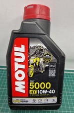 Motul 5000 10W-40 4T Motorcycle Engine Oil 10W40 1L One Litre 