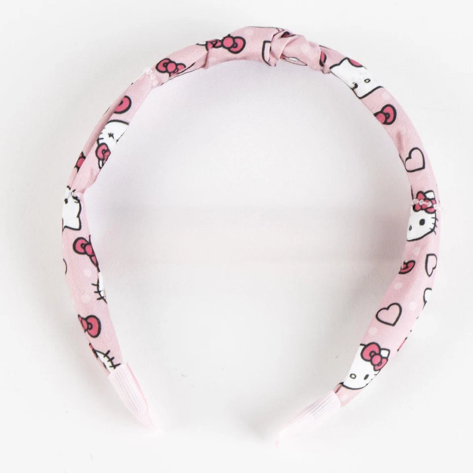 CERCHIETTO HELLO KITTY CON NODO ACCESSORIO SANRIO PER CAPELLI ACCONCIATURA -3226 - Immagine 2 di 2