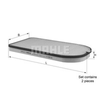 Mahle Innenraumfilter Partikelfilter FüR BMW 7Er E38 Alpina B12 LA 613/S