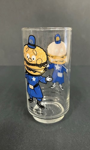 Vintage 1977 Big Mac Police McDonalds Glas Sammler Serie McDonalds Gläser - Bild 2 von 3