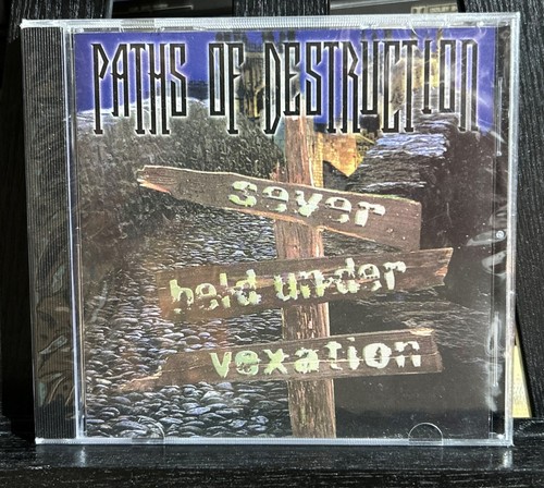 Held Under Sever Vexation Paths Of Destruction Spilt CD NEW 2002 Encrypted Death