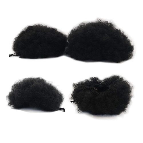 Afro Ponytail Puff Drawstring Wrap Synthetic Short Curly Hair Bun Updo Chignon - Picture 16 of 45