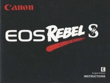 Canon EOS Rebel S Instruction Manual Original