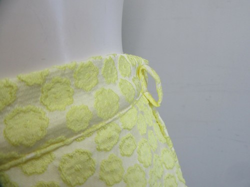 VALMAX Girl's Yellow Floral Circle Skirt Size 105/18 - Picture 5 of 8