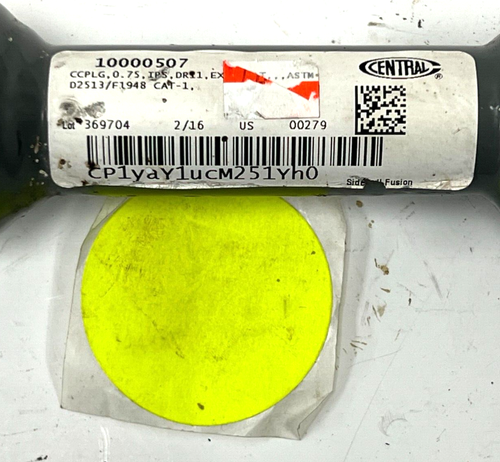 CENTRAL 10000507 CARBON STEEL 3/4" NOMIAL COMPRESSION COUPLING - Picture 2 of 6