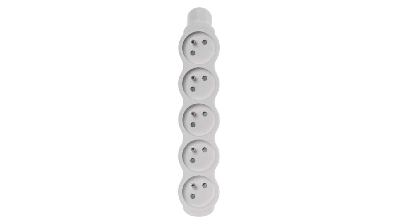 Socket /splitter/ for 5-socket extension cord white P0500N /T2UK
