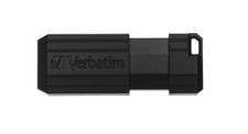 VERBATIM VER49065 USB Stick 2.0 PinStripe 64 GB schwarz