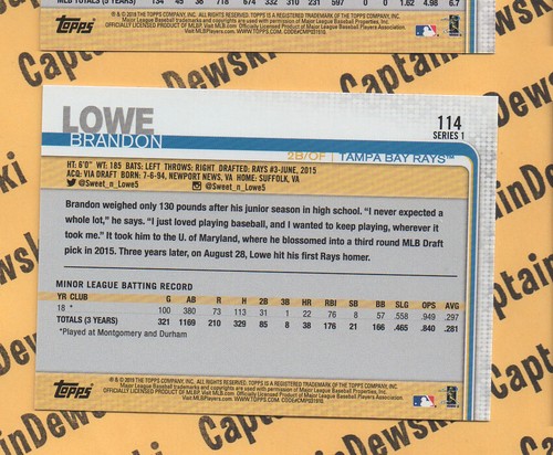¡Tarjetas paralelas de papel Topps Purple SP 2019 Toys R Us/Meijer! U PICK! RARO! 🔥⚾️ - Imagen 28 de 148