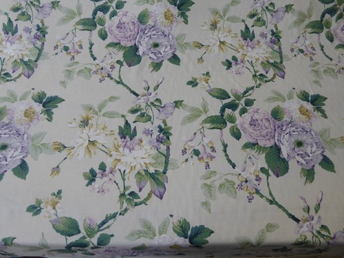 Tela de algodón floral púrpura rosa brezo Sandown & Bourne - Imagen 2 de 9