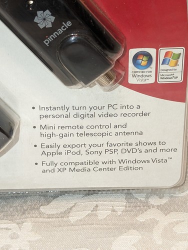 Original Pinnacle PCTV HD Pro Stick USB2.0 Adaptor Cable Included Sealed - Picture 2 of 3