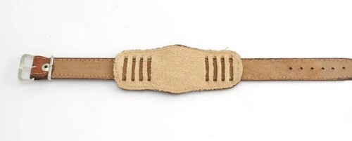 Military Style Watch Wristband Strap BRAND NEW LEATHER 18mm Soviet - Picture 3 of 9