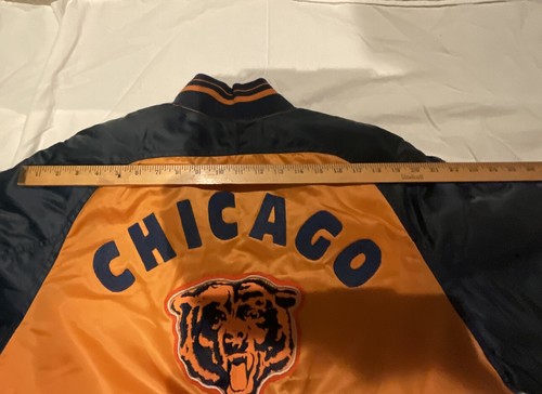 Chicago Bears Throwback Collection Mirage Bomber Jacket Size L NFL Insulated - Picture 12 of 12