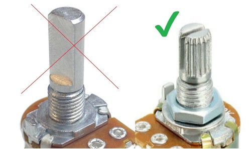 Poti Dreh Potentiometer Linear 1K - 1M Ohm Stereo Arduino B-Typ Mini  - Bild 27 von 66