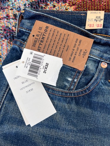 RRL Ralph Lauren Hawley Selvedge Jeans - Size 31x32 - NEW - Made in USA - Picture 9 of 12