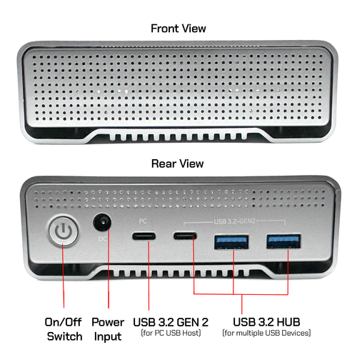 Avolusion PRO-G1 16TB 7200RPM USB 3.2 Gen 2 (10Gbps) USB-C External Hard Drive - Picture 6 of 8