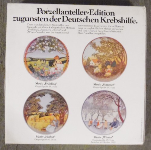Plato de colección, motivo 80, otoño, Heinrich, Villeroy & Boch, 25 cm, Alemania - Imagen 2 de 4
