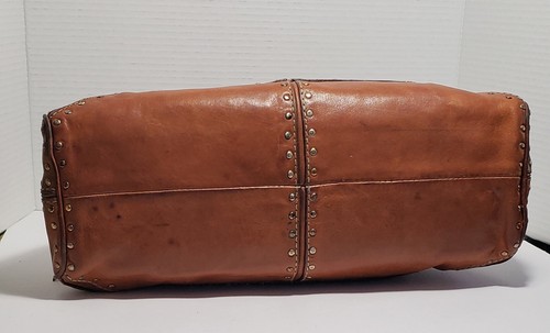 Michael Kors Rare Find VTG Astor Studded Leather Duffle Bag 1981 NMS21-V68US - Picture 5 of 8