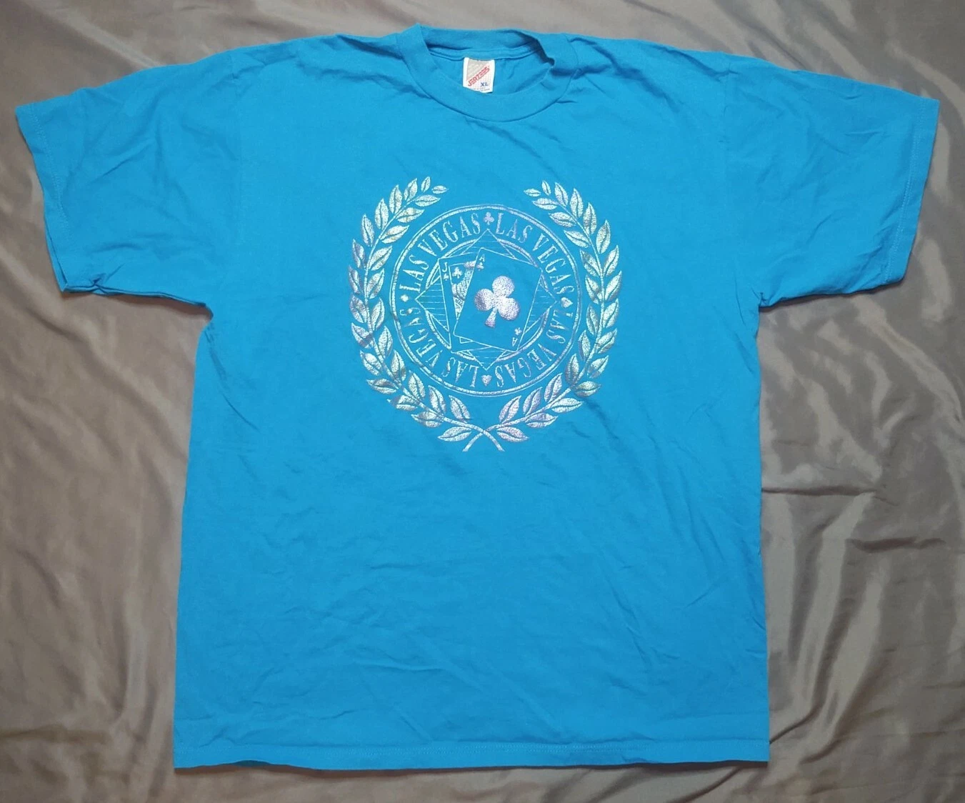 Vintage Made In USA Las Vegas Short Sleeve Crewneck Graphic T-Shirt (Size XL)