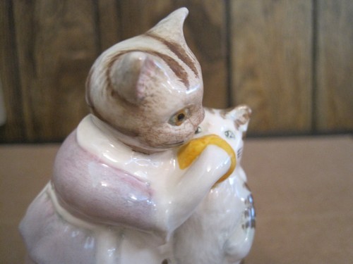 1976 BEATRIX POTTER TABITHA TWITCHIT MISS MOPPET F. WARNE & CO BESWICK ENGLAND - Picture 2 of 19