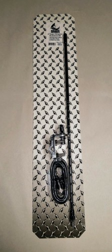 Kit de antena de radio CB negra de 2 pies con montaje + coaxial 1000w - Imagen 3 de 3