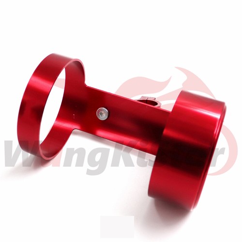 Motorbike ATV Handlebar Bottle Holder Blue CNC Aluminum Bicycle Water Cup Cages - Foto 4 di 7