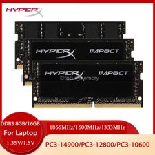 8 GB / 16 GB 2x8GB DDR3L/DDR3 1333/1600/1866 MHz 2Rx8 SO-DIMM Laptop Memory
