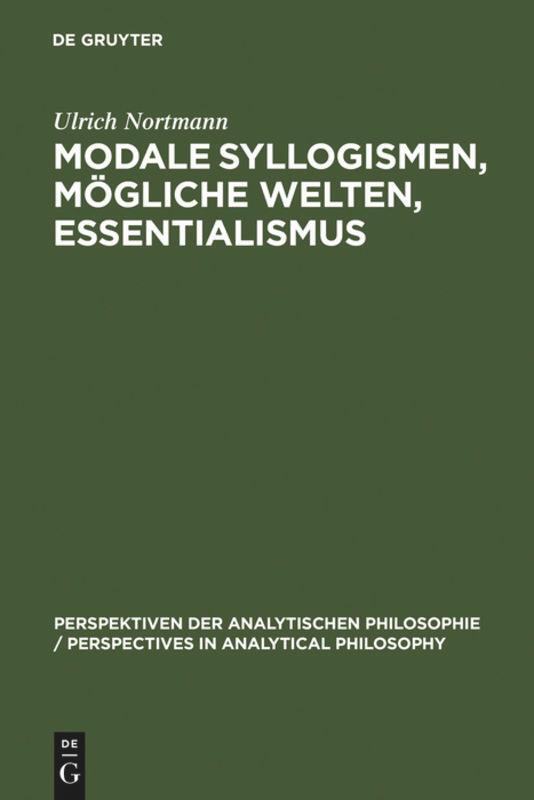 Modale Syllogismen, Mögliche Welten, Essentialismus | Buch |