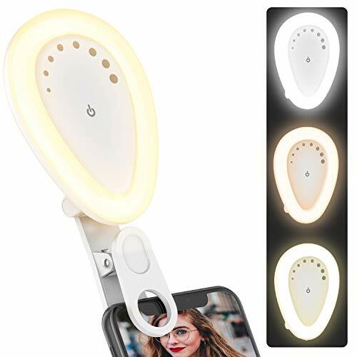 selfie ring light clip on light ring for phone upgraded rechargeable ring light for phone