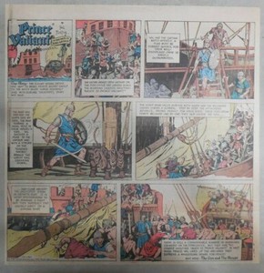Prince-Valiant-Sunday-by-Hal-Foster-from-10-31-1971-2-3-Full-Page-Size