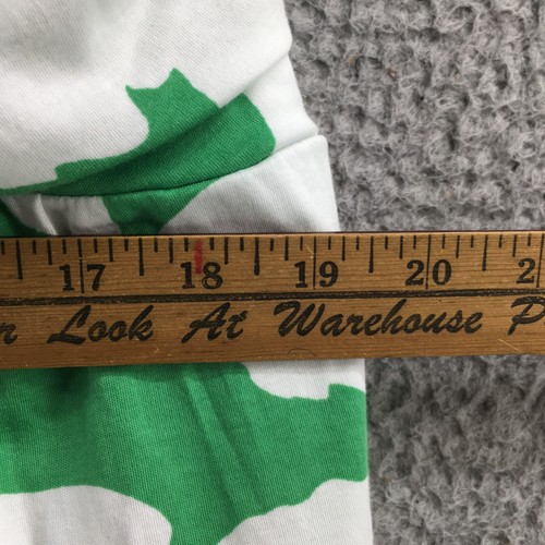 Diane Von Furstenberg Halter Jumpsuit Womens 4X Green Ginkgo Print Casual NEW - Picture 9 of 23