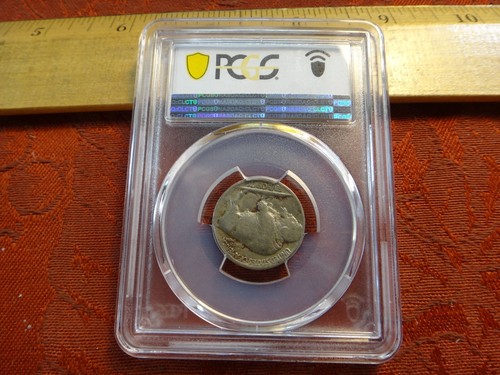 1925-S United States Buffalo Nickel 5c PCGS Graded F 12 - Free S&H USA - Picture 4 of 5