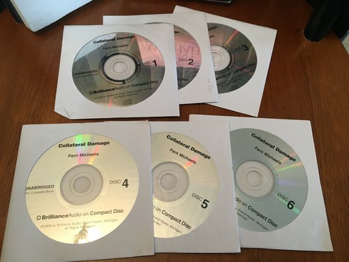 Audiobooks on CD-FERN MICHAELS-COLLATERAL DAMAGE read by-Laural Merlington-6-CD - Picture 3 of 4