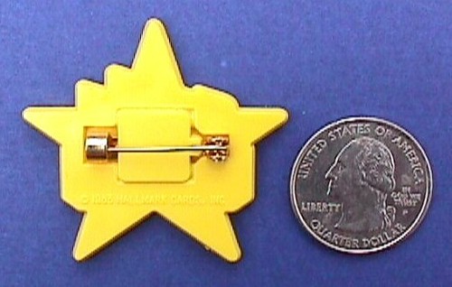 Hallmark PIN Graduation Vintage SUPER GLAD GRAD School COLLEGE 1983 Brooch NEW - Picture 3 of 3